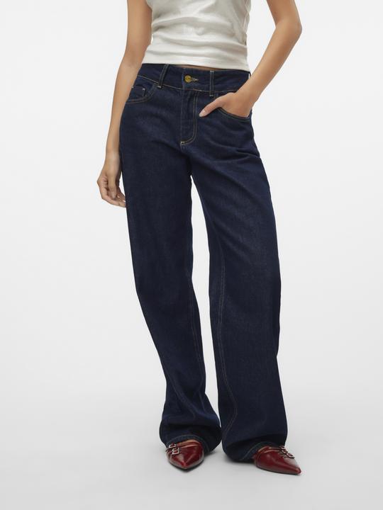 Actual product image Vero Moda SNRANCY MID RISE WIDE JEANS Straight-Fit (30)