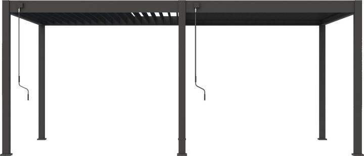 Actual product image Ventaris Pergola Deluxe Plus 3x6m with slatted roof anthracite (300 cm, 600 cm)