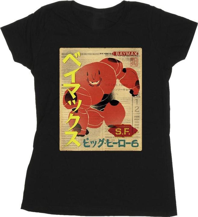 Produktbild Disney Big Hero 6 Baymax Baymax Newspaper TShirt (S)