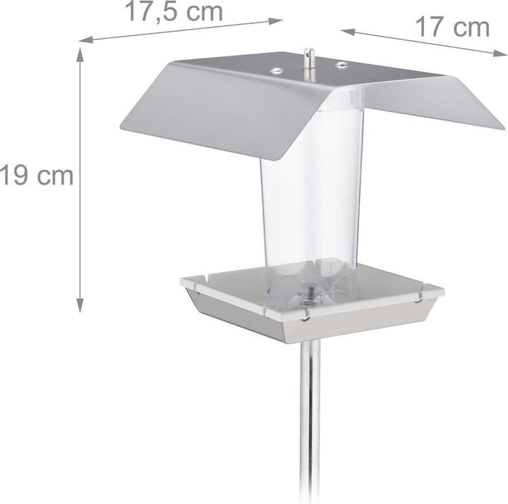 Actual product image Relaxdays Bird Feeder