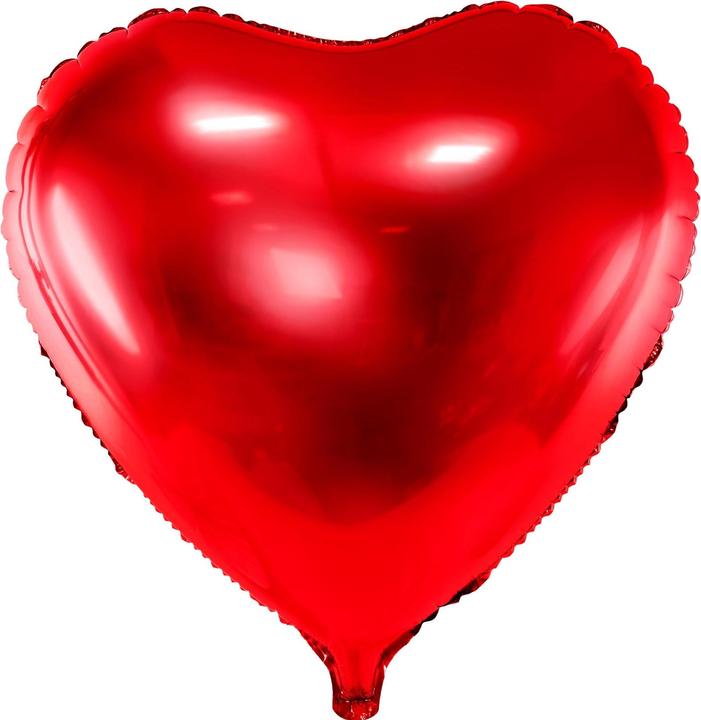 Produktbild Partydeco Rotes Herz Ballon 45cm