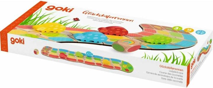 Produktbild Goki Glückskäferrennen Würfelspiel (Französisch, Deutsch, Italienisch, Englisch, Spanisch)
