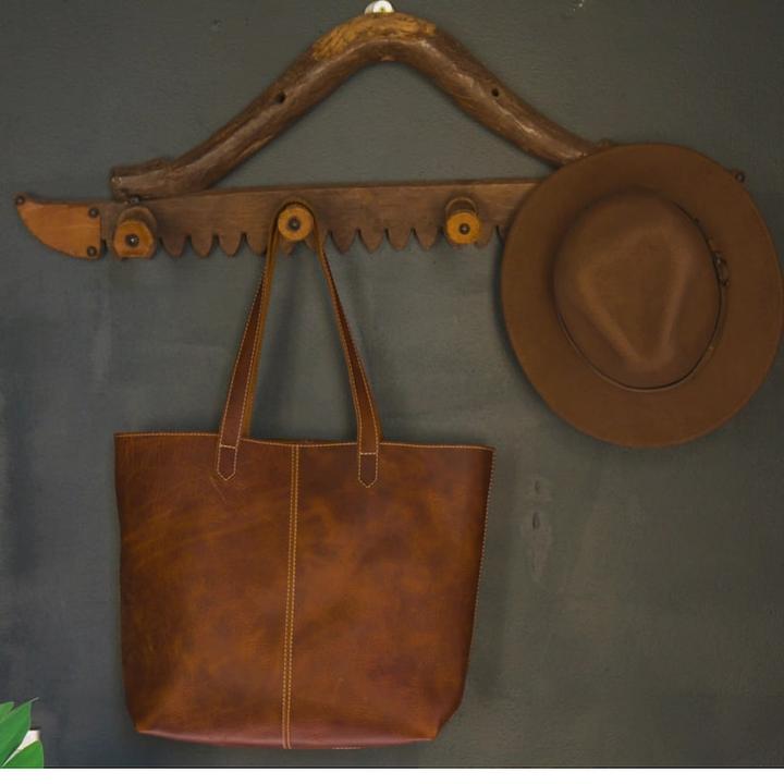Produktbild Only-Bags.Store Ledertasche, handgefertigte, langlebige und qualitativ hochwertige Laptop-Schultertasche, Tasche