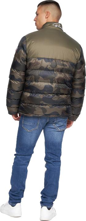 Actual product image Born Rich Mens Carlito Camo Oversized Padded Jacket (XL)