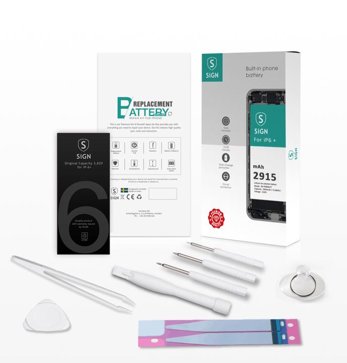 Produktbild SIGN Complete Kit for Battery Change on iPhone 6S Plus