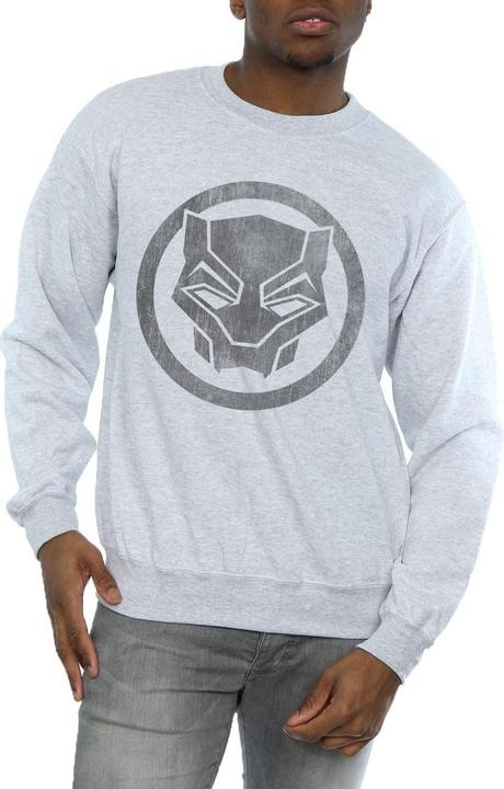 Produktbild Black Panther Distressed Icon Baumwolle Sweatshirt (L)