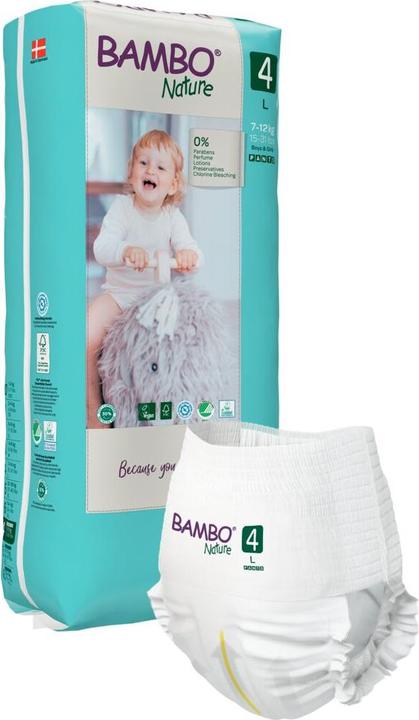 Immagine prodotto Abena Bambo Nature Pants 4 L 7-14kg Tall (Dimensione 4, 44 Pezzo/i)