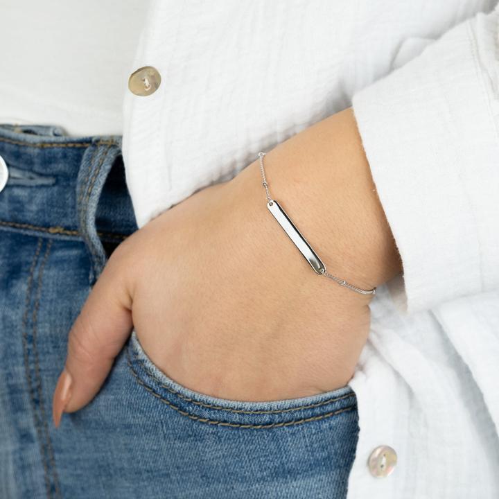 Actual product image Engelsrufer Armband Silber mit ID (19 cm, 925 silver)