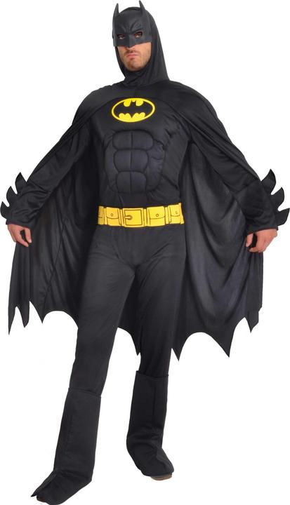 Actual product image Ciao Deluxe Batman costume with muscles (headpiece with cape, full suit with muscles, belt, mask (XL)