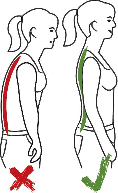 Actual product image Hydas Back support belt "Standard", white (One size)