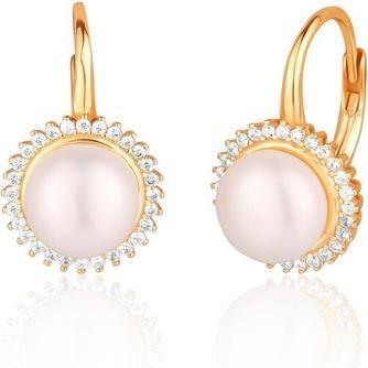 Produktbild JVD Bronze earrings with pearls and zircons SVLE2122XH2RP00