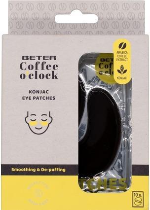 Beter Konjac Pflanzenfasern Augenkonturpflaster Coffee O'clock 10 Paare (Patches)