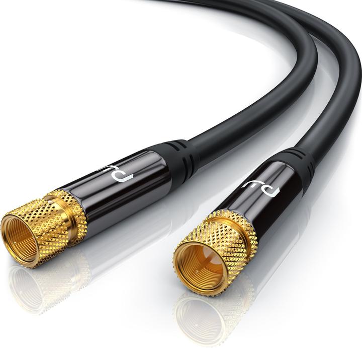 Immagine prodotto Primewire SAT Kabel HDTV - Cavo coassiale SAT Premium - TV HDTV Radio DVB-T DVB-C DVB-S DVB-S2, schermatura 4 (135 dB, Cavi antenna)
