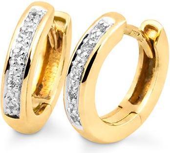 Produktbild Breuning Creolen - BRILL 0,09 Ct. H/si (585, - Gold)