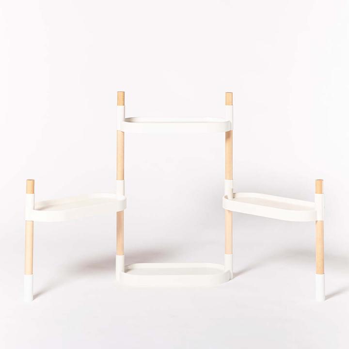 Image du produit CitySens Plant Shelves  white color  4 trays