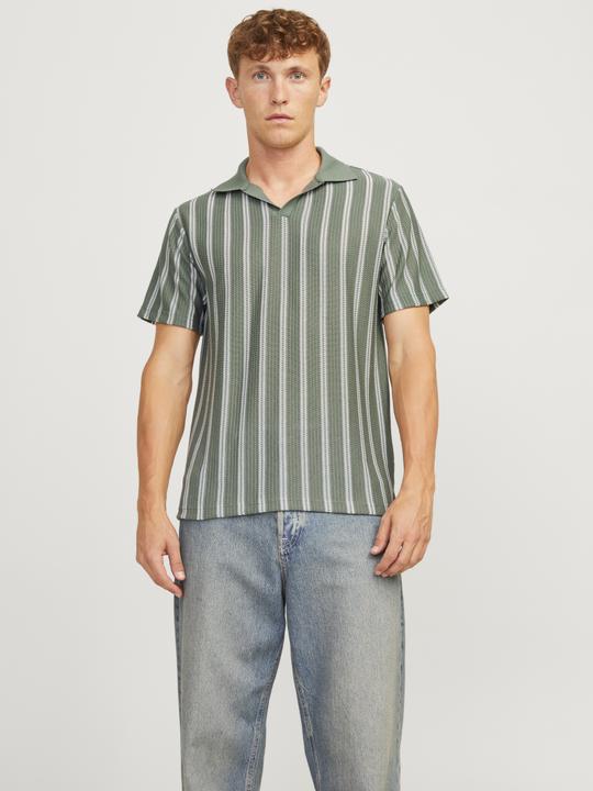 Produktbild Jack & Jones Gestreift Resort Kragen T-shirt T-shirt (S)