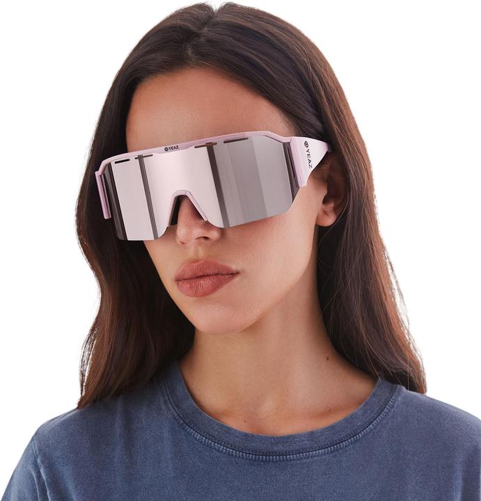 Actual product image Yeaz SUNVIBE Sport goggles matt rose / mirror rose (Rose, Rose)