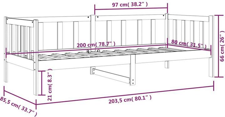 Immagine prodotto VidaXL Zenos (80 x 200 cm)