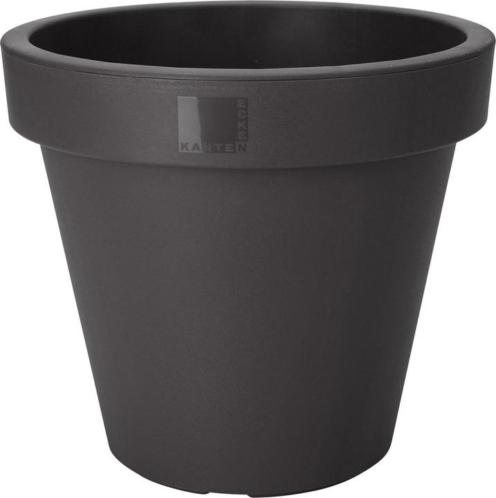 Image du produit ProGarden 2er-Set Blumentopf rund, anthrazit, Pflanztopf aus 100% recyclebarem Kunststoff, Ø 30 cm