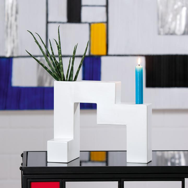 Actual product image Gilde Patras White (28 x 23 x 12.5 cm)