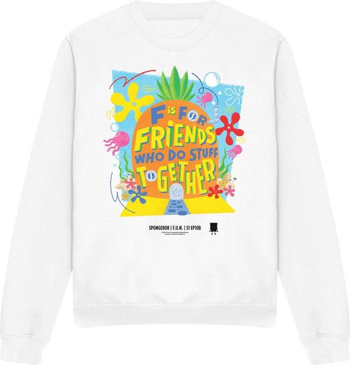 Immagine prodotto Spongebob Squarepants Friends Felpa Ananas Adulto Unisex (XXL)