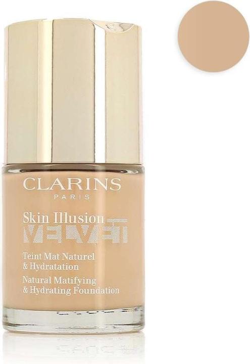 Actual product image Clarins Skin Illusion Velvet No.107C Beige (Camel)
