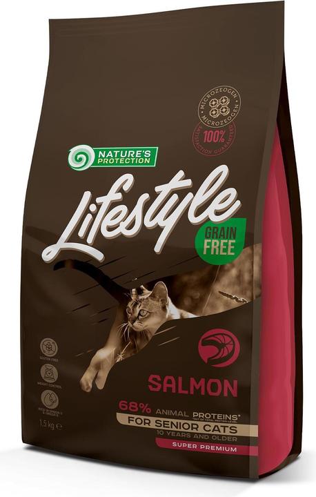 Immagine prodotto Natures Protection Senza cereali con salmone, 1,5 kg (Senior, 8 pz., 1500 g)