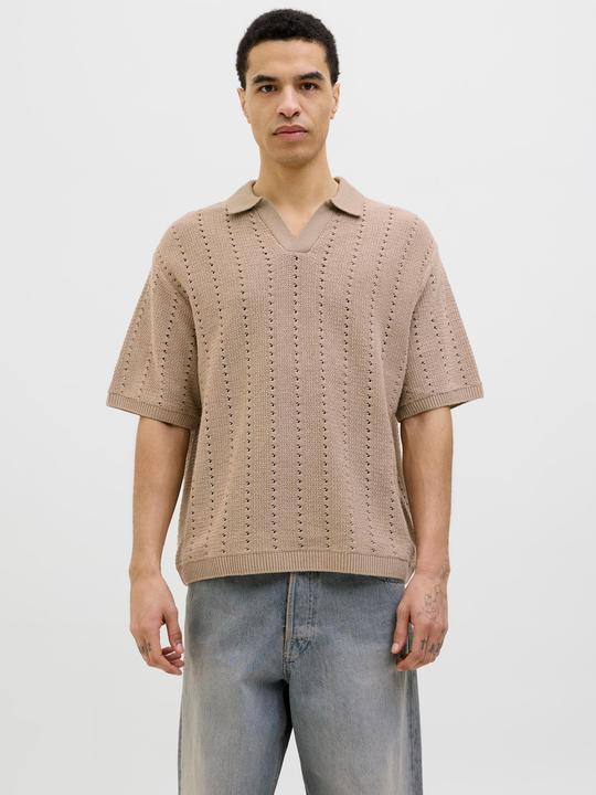 Actual product image Jack & Jones Jorparos Knit Easter Ss Crochet Polo (XXL)