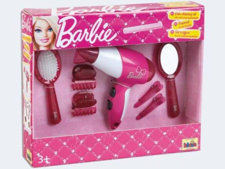 Image du produit Theo Klein Coiffeur Barbie avec sèche-cheveux