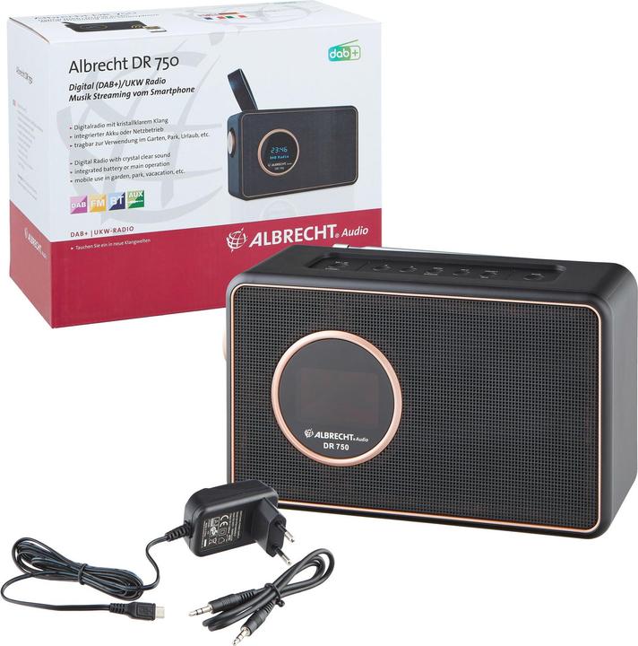 Actual product image Albrecht DR 750 (FM, DAB+, Bluetooth)