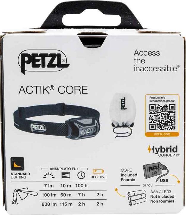 Actual product image Petzl Actik Core (600 lm)