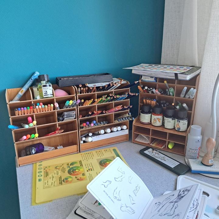 Produktbild Hermex Stiftaufbewahrung Bürotisch-Stifthalter Stiftebox Schreibtisch-Organizer Pen Desk-Organizer