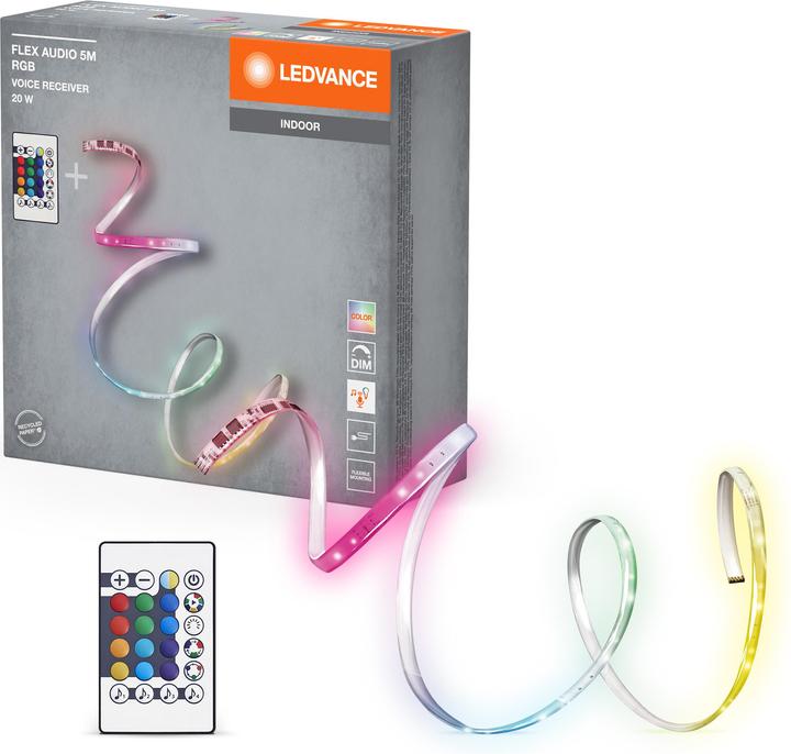 Productafbeelding Ledvance LED-Stripe (Rood, Groen, Blauw, 500 cm, Interieur)