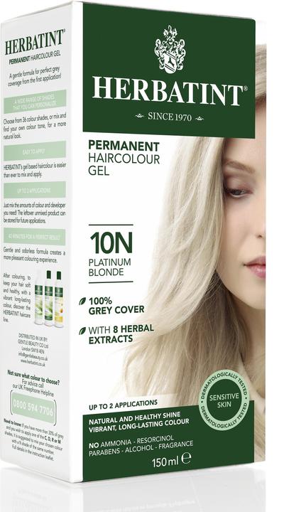 Actual product image Herbatint Hair Color Platinum Blonde 10N (10N platinum blonde)