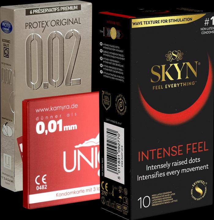 Kondomotheke Latex Free Condoms - 3 Variety Pack B (19 pcs.)
