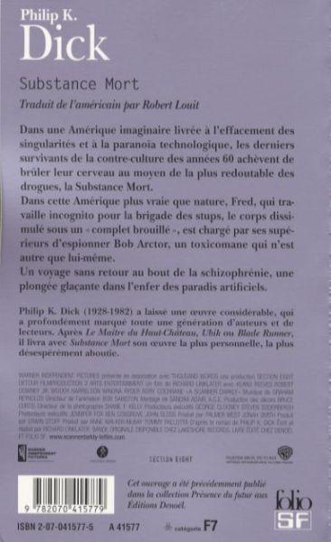 Produktbild Substance Mort (Französisch, Dick Philip K., 2006)