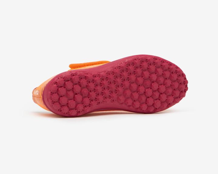 Image du produit Kipsta Chaussures de football à crampons pour enfants avec fermeture velcro - 160 Easy Turf orange (33)