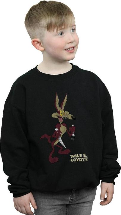 Immagine prodotto Looney Tunes Wile E Coyote Distressed Felpa Ragazzi (152, 158)