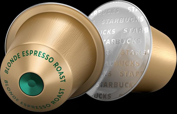 Actual product image Starbucks Blonde Espresso Roast by Nespresso Blonde Roasts (10 x Port.)