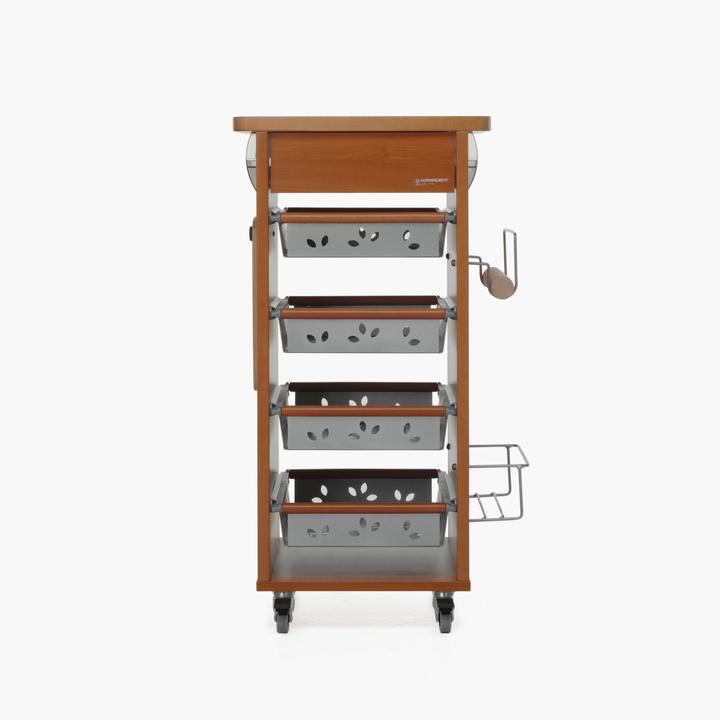 Actual product image Foppapedretti Foppa Bistrot Kitchen Cart Walnut 4