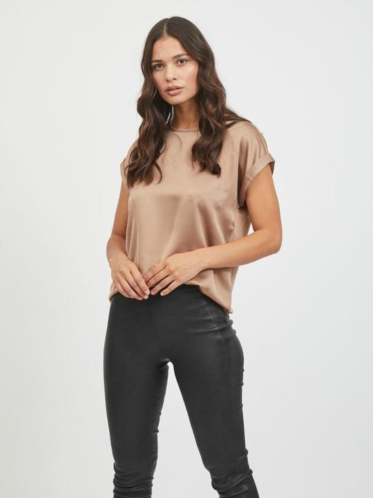 Actual product image Vila Round neckline top with short sleeves (40)