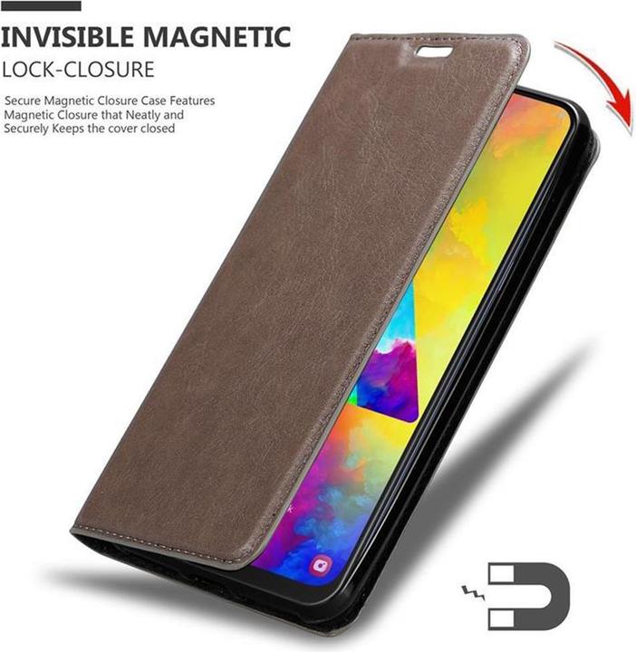 Immagine prodotto Cadorabo Copertina magnetica invisibile del libro (Samsung Galaxy M20)