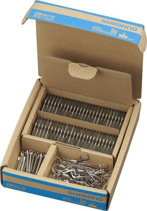 Actual product image Shimano Brake pads BP D03S RXBS Synthetic resin 25 pairs Workshop packaging (Shimano, Resin)