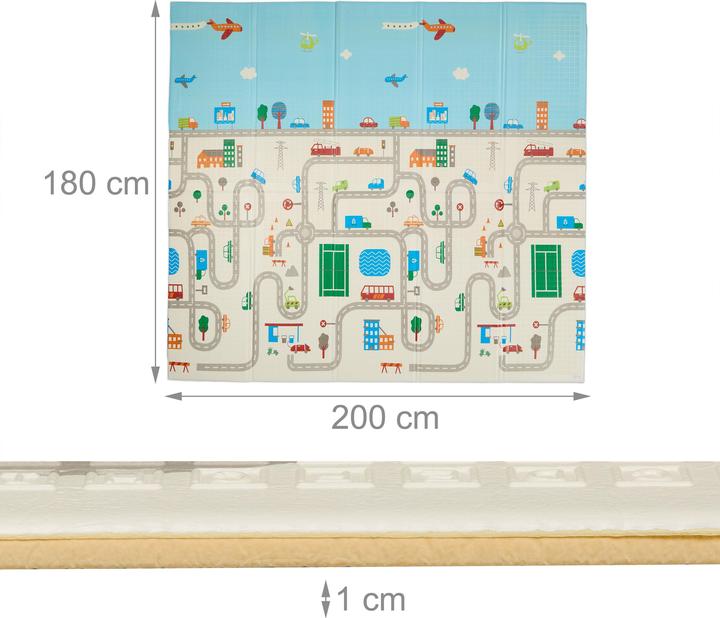 Produktbild Relaxdays Spielmatte (200 x 180 x 1 cm)