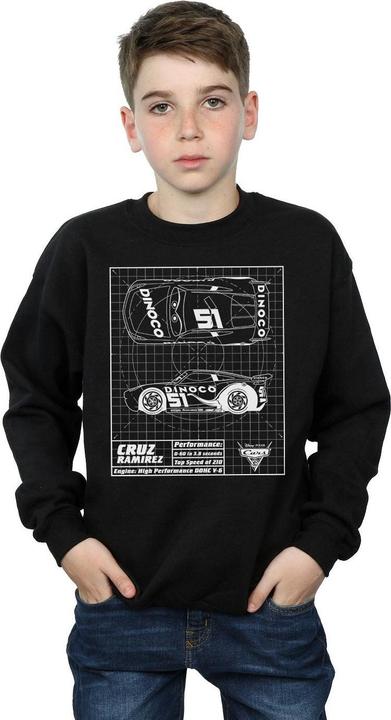 Immagine prodotto Disney Cars Cruz Ramirez Blueprint Felpa Ragazzi (152, 158)