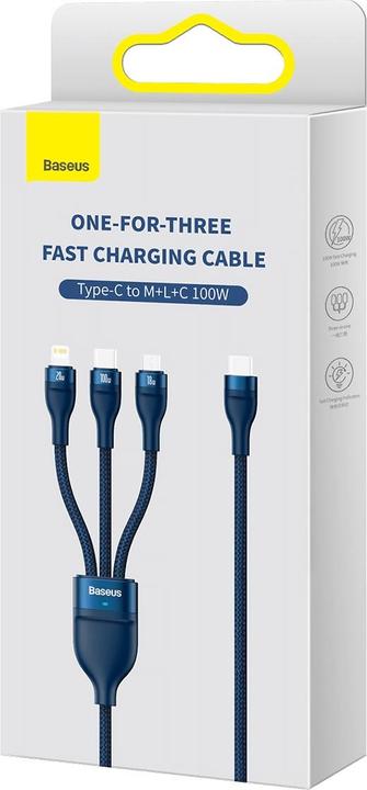 Image du produit Baseus 3in1 (1.50 m, USB 3.2 Gen 1)