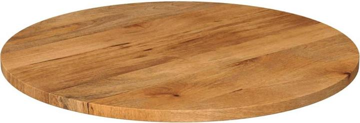 Produktbild VidaXL Tischplatte Holzplatte Massivholzplatte Ø 80x2,5cm Rund Massivholz Mango (80 x 2,5 cm)