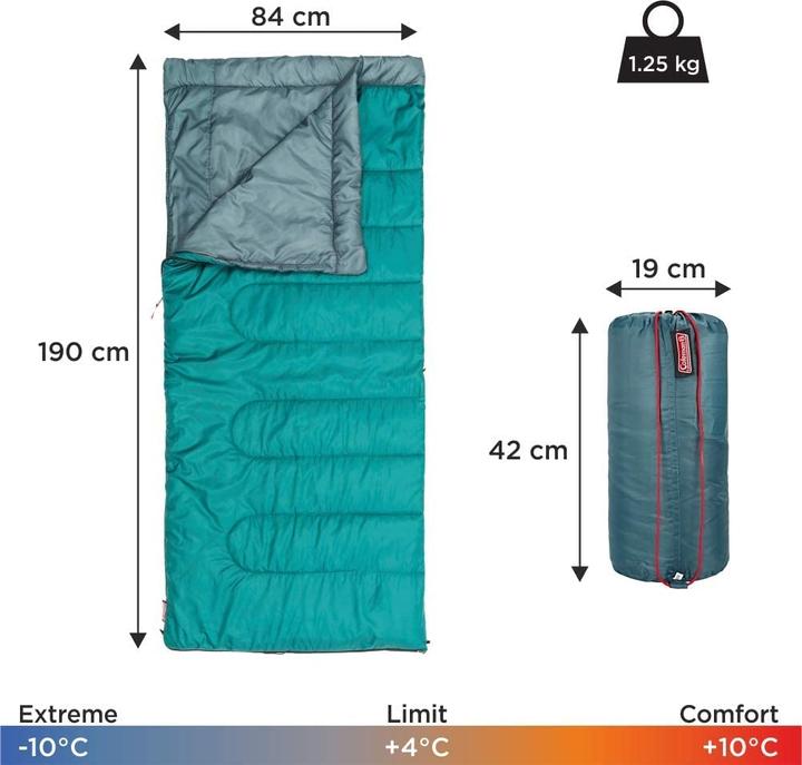 Produktbild Coleman Atlantic Lite 10 Sleeping Bag (190 cm)