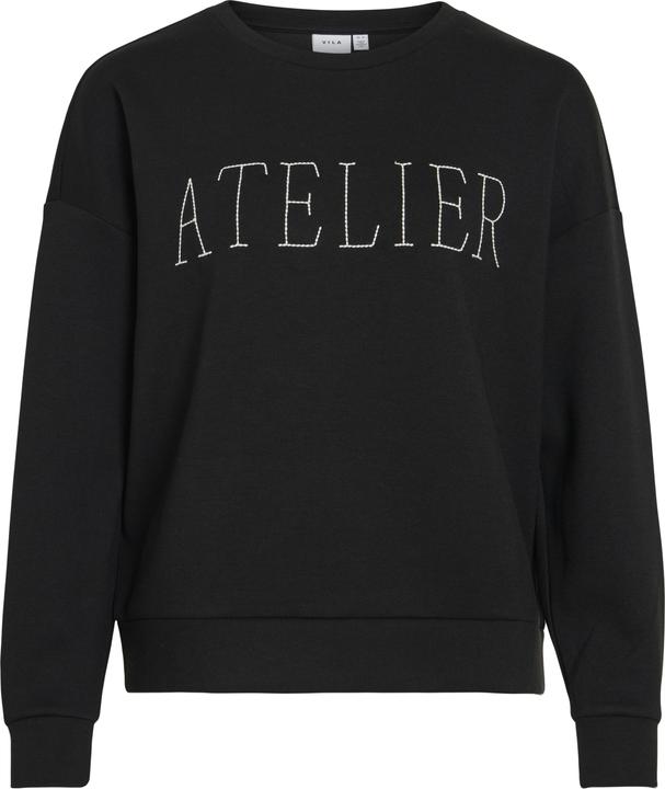 Vila Rundhals Langärmeliges Sweatshirt