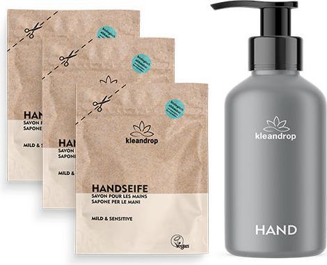 Image du produit Kleandrop Poudre,Set de démarrage Hand Care Trio (Savon liquide, 200 ml)